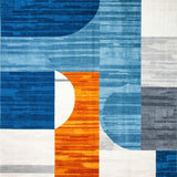 Contemporary Blue Geometric Aesthetic(Blue)