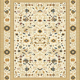 Ultra Soft Area Rug, Non Slip, Stain Resistant, Washable Area Rugs for Living Room, Bedroom, Woven Neutral Beige(Beige)