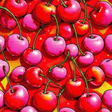 Delightful Cherry Shaped Design(Red)