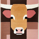Ultra Soft Area Rug, Non Slip, Stain Resistant, Washable Area Rugs for Living Room, Bedroom, Charming Earthy Tones Animal Print(Brown)