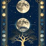 Enchanting Stellar Leaf Arrangement(Blue)