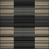 Ultra Soft Area Rug, Non Slip, Stain Resistant, Washable Area Rugs for Living Room, Bedroom, Rustic Earthy Striped Aesthetic(Gray)