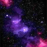 Ultra Soft Area Rug, Non Slip, Stain Resistant, Washable Area Rugs for Living Room, Bedroom, Bold Cosmic Color Splash(Purple)
