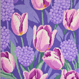 Ultra Soft Area Rug, Non Slip, Stain Resistant, Washable Area Rugs for Living Room, Bedroom, Soft Greenery Seasonal Decor Accent(Purple)