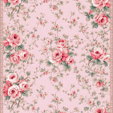 Ultra Soft Area Rug, Non Slip, Stain Resistant, Washable Area Rugs for Living Room, Bedroom, Chic Contemporary Floral Elegance(Pink)