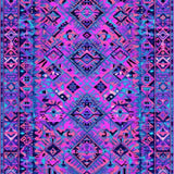 Ultra Soft Area Rug, Non Slip, Stain Resistant, Washable Area Rugs for Living Room, Bedroom, Dynamic Hand-Braided Color Splash(Purple)