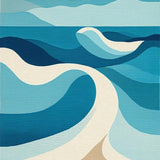 Artistic Coastal Themed Entrance(Blue)