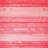 Charming Heart Motif in Red(Red)