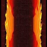 Bold Modern Lava Swirl Effect(Red)