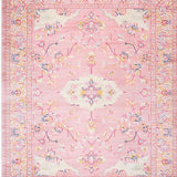 Ultra Soft Area Rug, Non Slip, Stain Resistant, Washable Area Rugs for Living Room, Bedroom, Delicate Pink Tulle Motif(Pink)