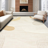 Ultra Soft Area Rug, Non Slip, Stain Resistant, Washable Area Rugs for Living Room, Bedroom, Elegant Beige Animal Inspired Area Distinctive Floor Decor(Beige)