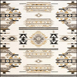 Geometric Ivory Southwestern Aesthetic(Beige)