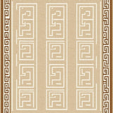Rustic Earth Toned Ogee Design(Beige)