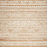 Ultra Soft Area Rug, Non Slip, Stain Resistant, Washable Area Rugs for Living Room, Bedroom, Boho Chic Area Brown Beige Geometric Patterned(Brown)