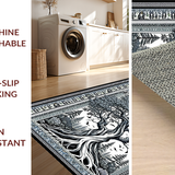 Dramatic Charcoal Tree Silhouette(Gray)