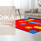 Engaging Multicolored Play Mat Style(Red)