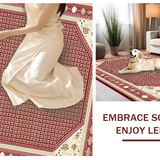 Chic Transitional Textured Design(Red)