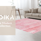 Ultra Soft Area Rug, Non Slip, Stain Resistant, Washable Area Rugs for Living Room, Bedroom, Sweet Bowknot Accent Rug, Pink Bathroom Decor, Preppy Bow Design Accent Carpet(Pink)