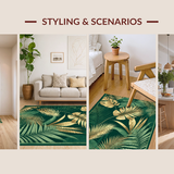 Exotic Leafy Symmetrical Design(Green)