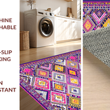 Chic Multi Colored Diamond Motif(Pink)