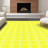 Ultra Soft Area Rug, Non Slip, Stain Resistant, Washable Area Rugs for Living Room, Bedroom, Bold Yellow Abstract Artistry(Yellow)