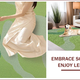 Ultra Soft Area Rug, Non Slip, Stain Resistant, Washable Area Rugs for Living Room, Bedroom, Soft Washable Dining Room Carpet with Non-Slip Backing(Green)