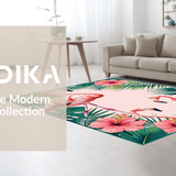 Artistic Flamingo and Leaf Ensemble(Pink)