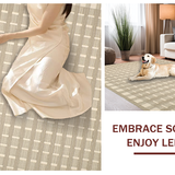 Chic Earthy Toned Checker Motif(Beige)