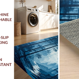 Lush Tree Silhouette Design(Blue)