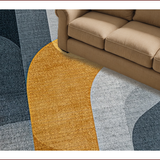 Ultra Soft Area Rug, Non Slip, Stain Resistant, Washable Area Rugs for Living Room, Bedroom, Modern Grey Gold Living Room Non-Shedding Rug(Gray)