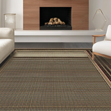 Ultra Soft Area Rug, Non Slip, Stain Resistant, Washable Area Rugs for Living Room, Bedroom, Vibrant Playful Nature Motif(Brown)