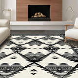 Contemporary Abstract Geometric Appeal(Black)