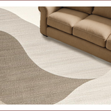 Ultra Soft Area Rug, Non Slip, Stain Resistant, Washable Area Rugs for Living Room, Bedroom, Modern Subtle Gradient Elegance(Beige)