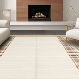 Contemporary Light Brown Geometric Theme(Beige)