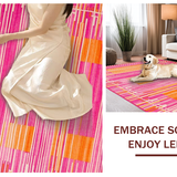 Striking Colorful Swirl Composition(Pink)