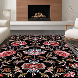 Sophisticated Black Floral Aesthetic(Black)
