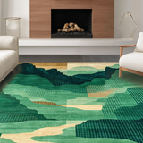 Engaging Contemporary Abstract Motif(Green)