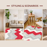 Charming Red Geometric Theme(Red)