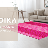 Ultra Soft Area Rug, Non Slip, Stain Resistant, Washable Area Rugs for Living Room, Bedroom, Whimsical Pink Animal Print Delight(Pink)