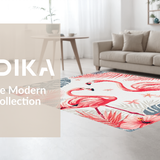 Playful Flamingo and Leaf Fusion(Pink)