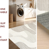 Contemporary Two Tone Wave(Beige)