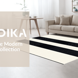 Chic Symmetrical Black and White Layout(Beige)