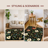 Maximalist Botanical Floral Fusion(Black)