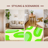 Vibrant Abstract Harmony in Design(Green)
