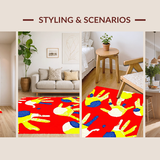 Bright Eclectic Fun Design(Red)