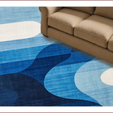 Elegant Dark Blue Mosaic Design(Blue)