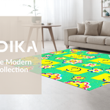 Charming Iridescent Flower Motif(Yellow)