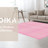 Artful Plush Abstract Layering(Pink)