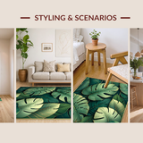 Vibrant Nature Inspired Floor Art(Green)