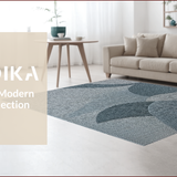 Ultra Soft Area Rug, Non Slip, Stain Resistant, Washable Area Rugs for Living Room, Bedroom, Contemporary Washable Nursery Area Rug in Neutral Tones(Gray)
